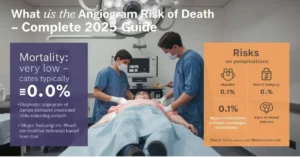 angiogram risk of death
