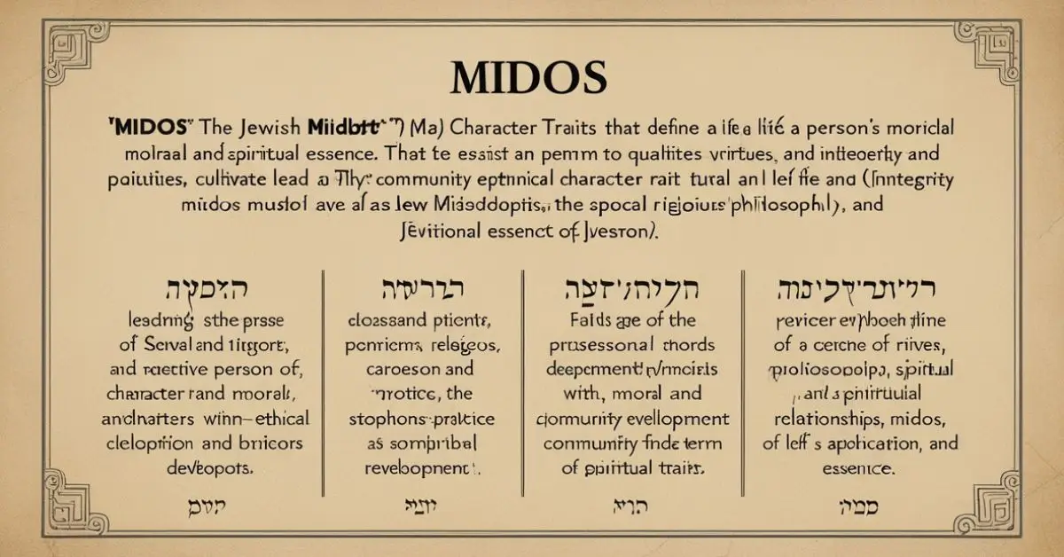 What Does Midos Mean