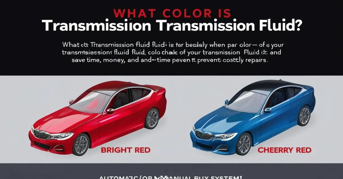 What Color Is Transmission Fluid