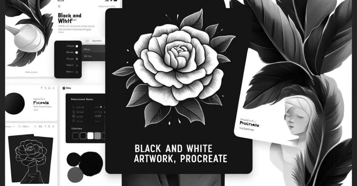 How to Make Black and White in Procreate