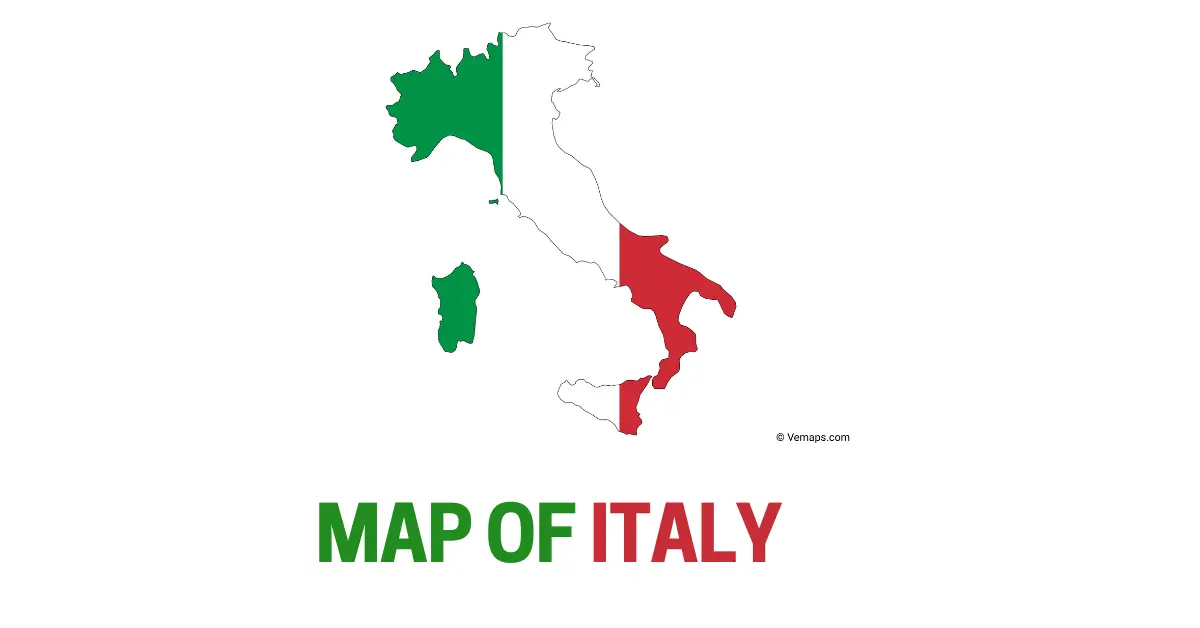 map of italy