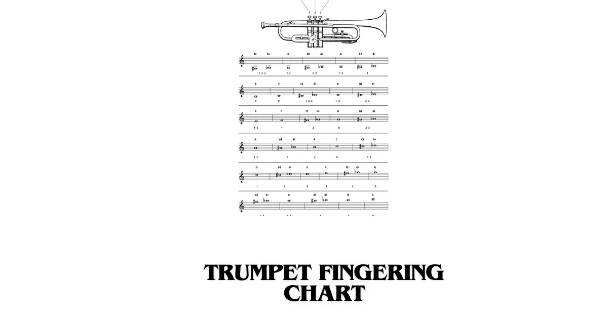 trumpet fingering chart