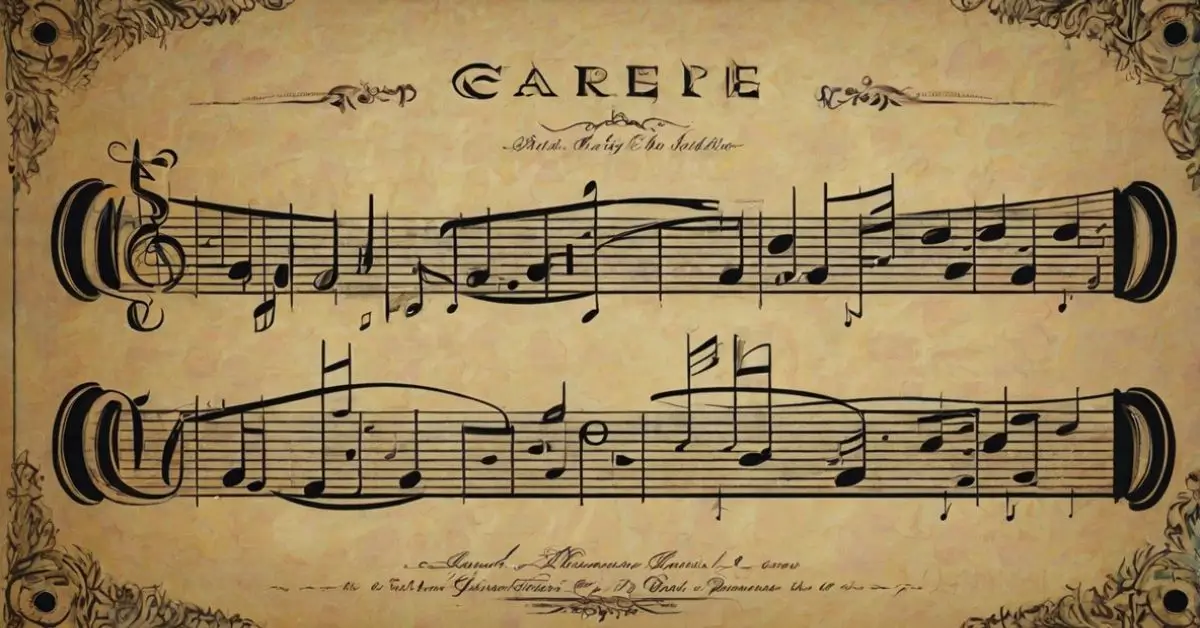Music Sheet for The Entertainer