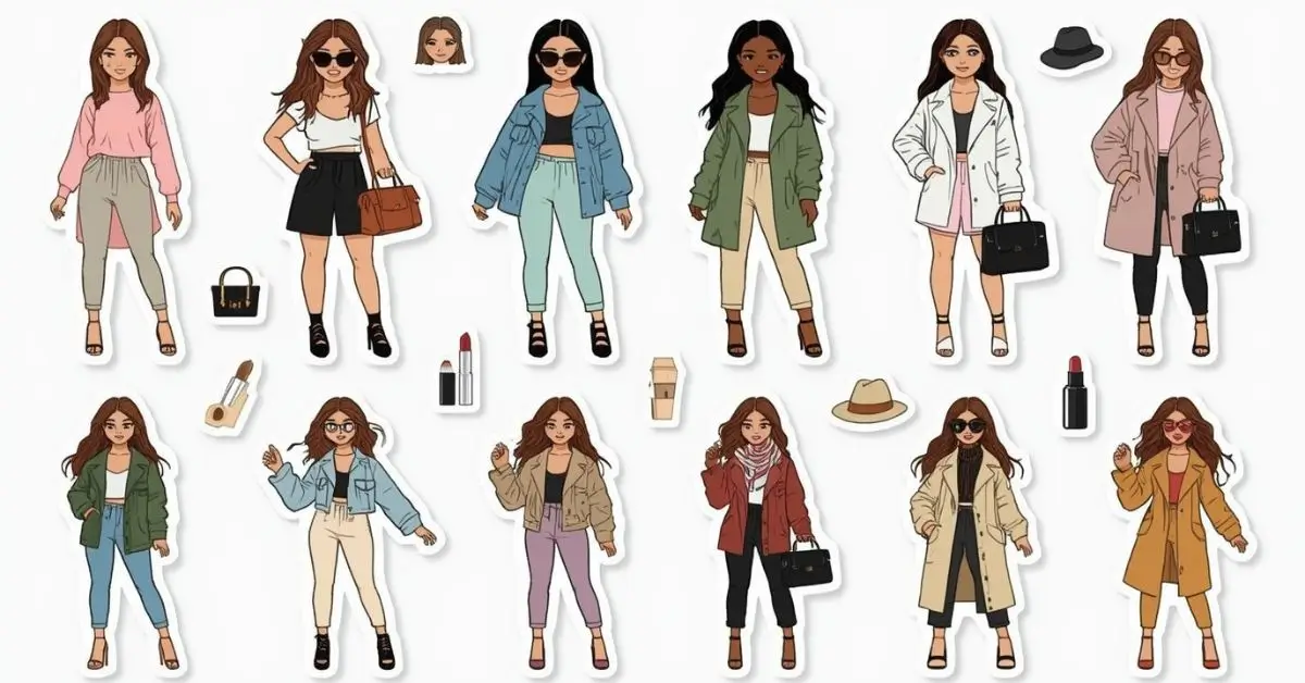 Icon Fashionista Stickers