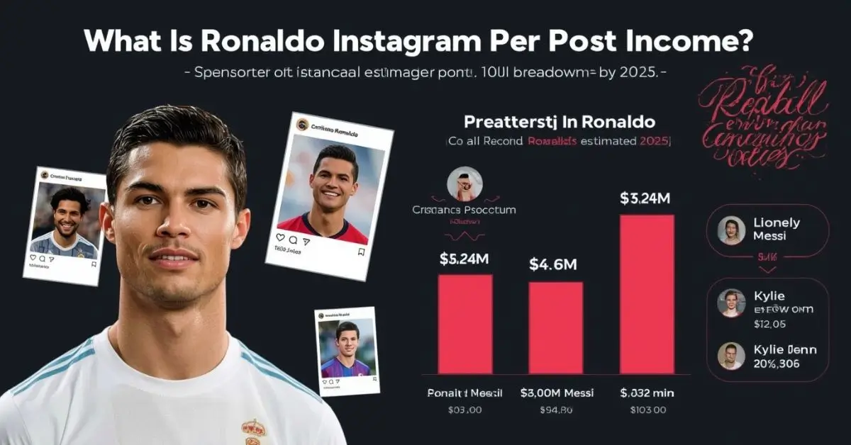 Ronaldo Instagram Per Post Income